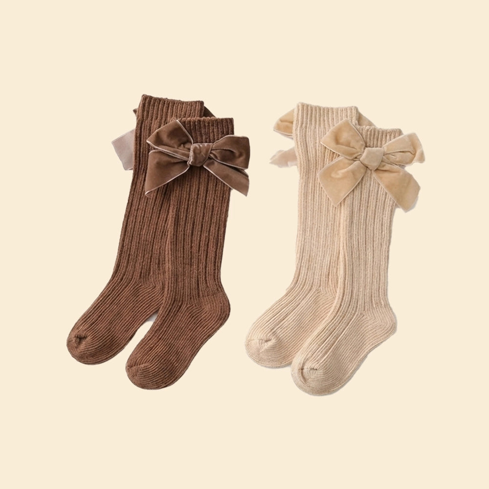 Classic Bow Knee Socks