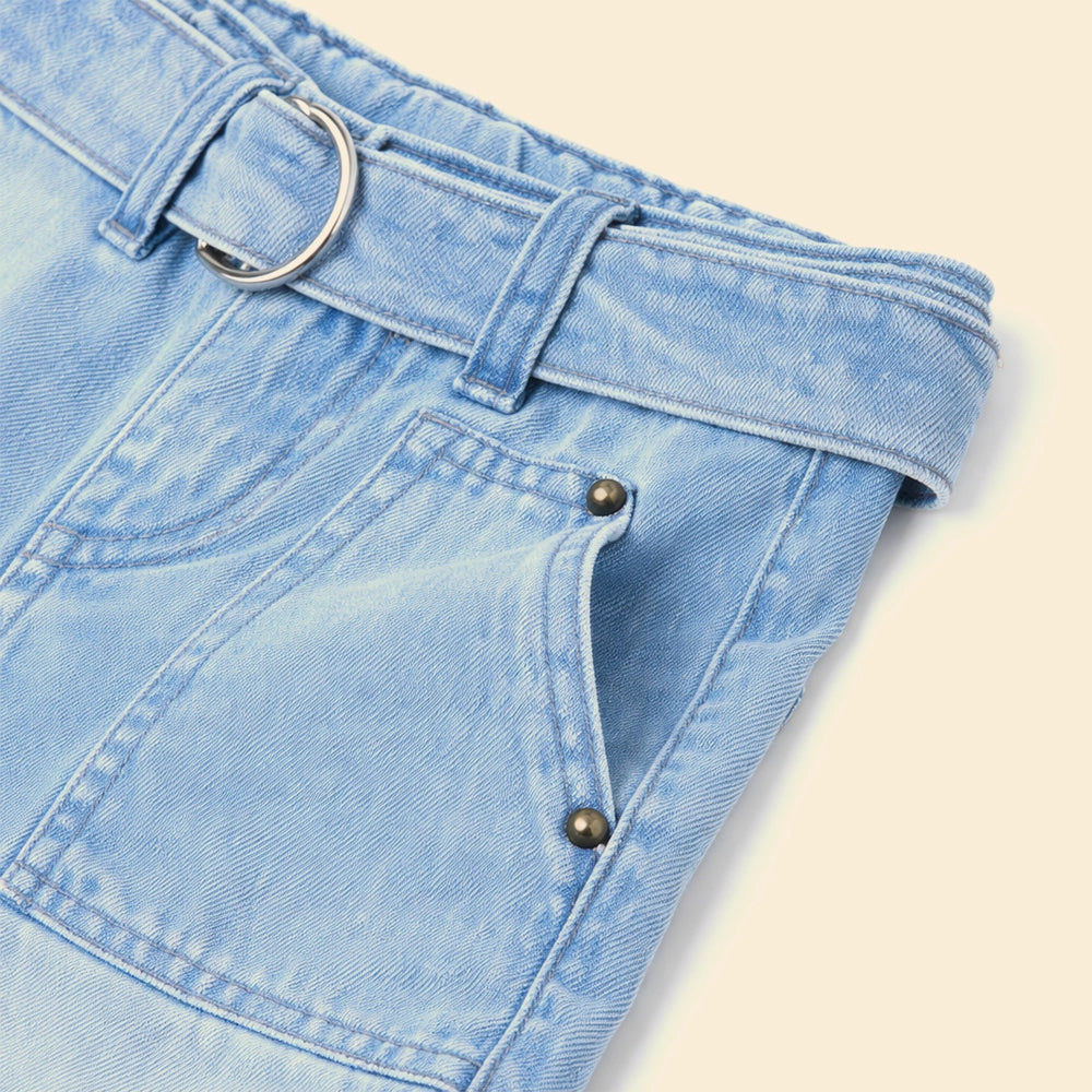 Girls Wide Leg Jeans