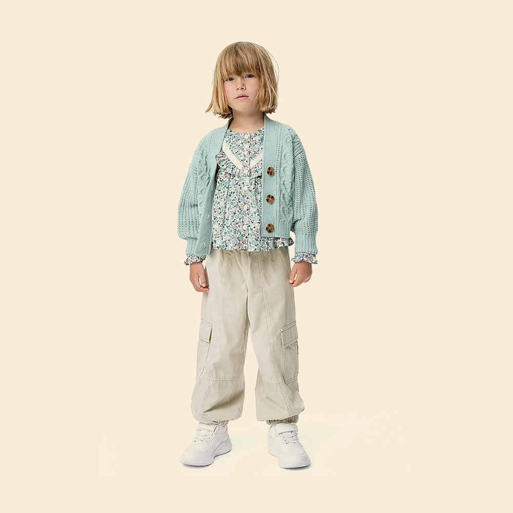 Pure Cotton Parachute Trousers