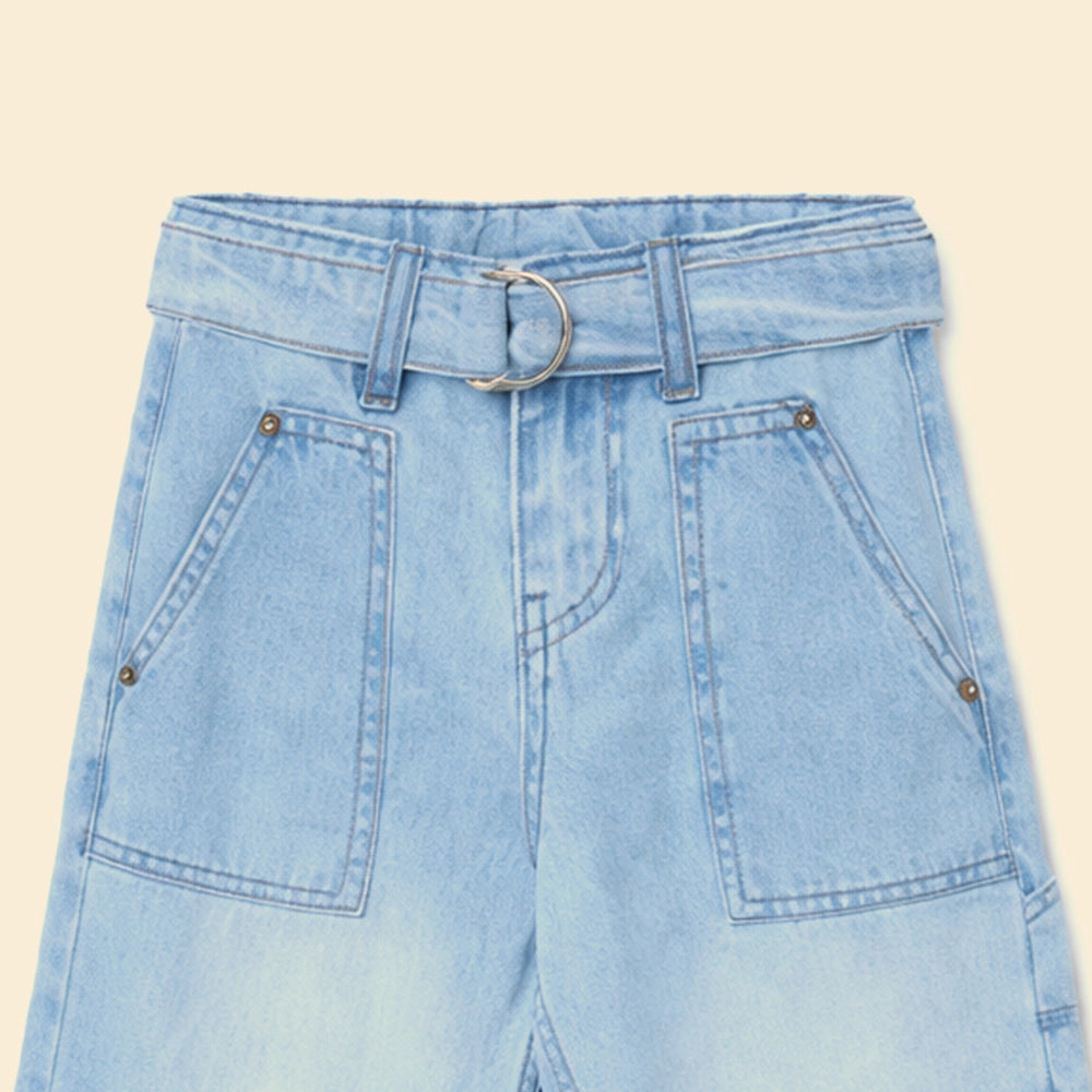 Girls Wide Leg Jeans