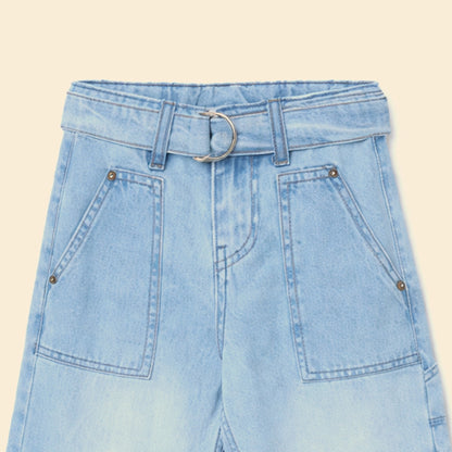 Girls Wide Leg Jeans