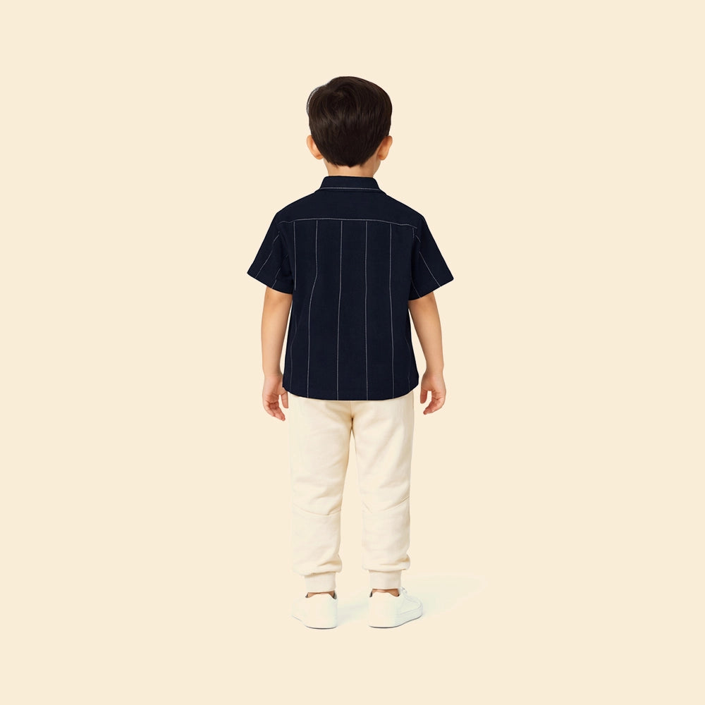 Striped Kids Casual Shirt