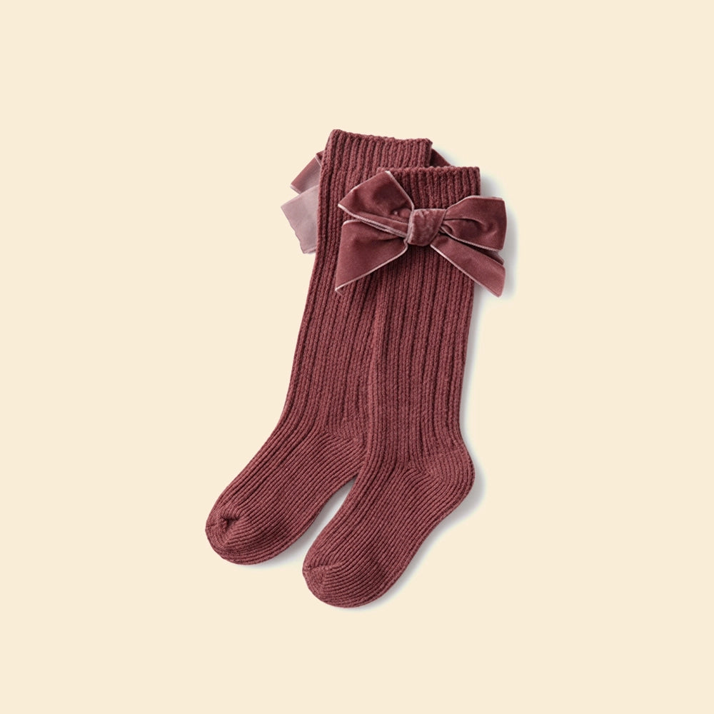 Classic Bow Knee Socks