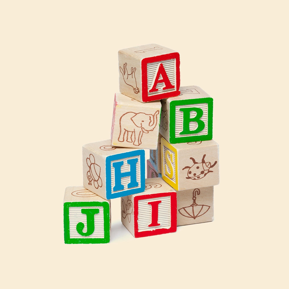 Wooden Baby Learning Blocks