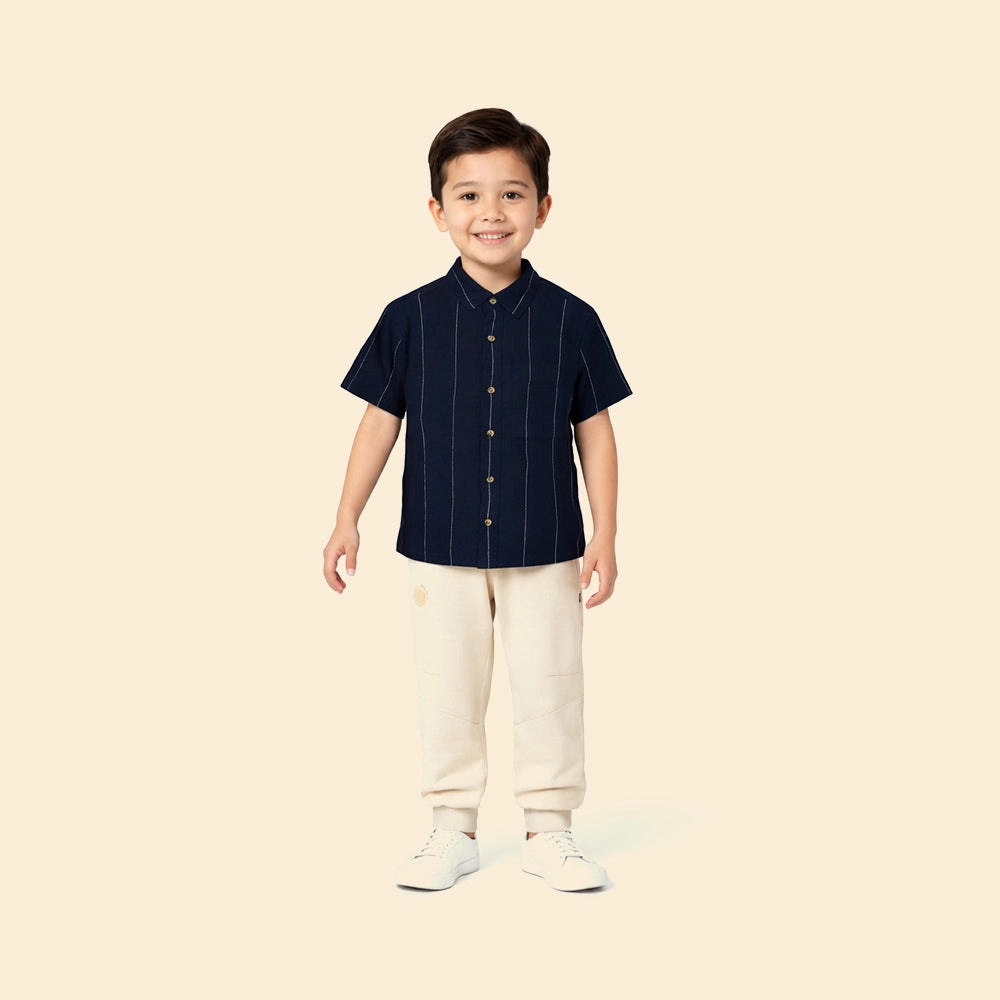 Striped Kids Casual Shirt