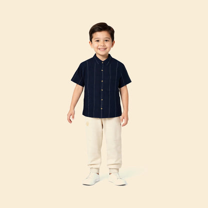 Striped Kids Casual Shirt