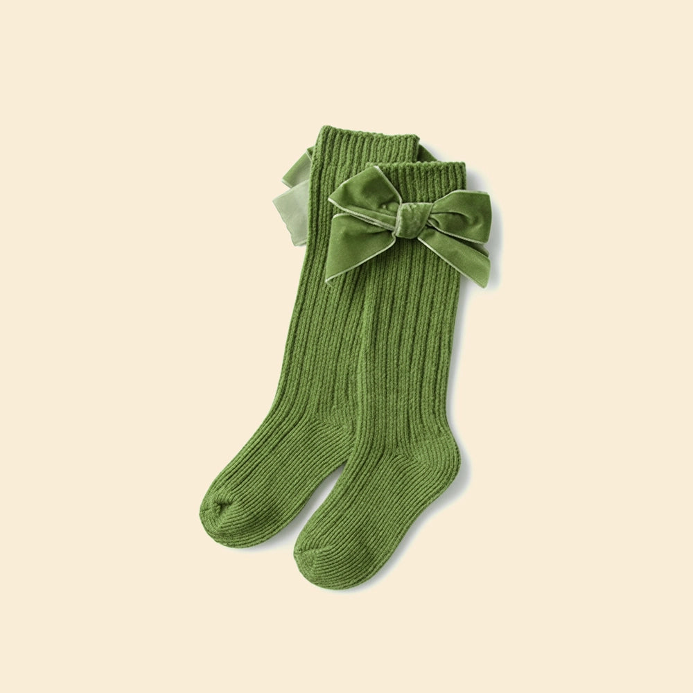Classic Bow Knee Socks