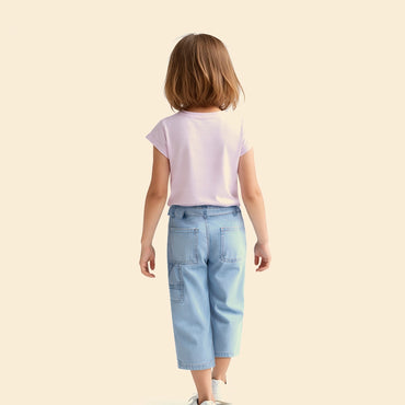 Girls Wide Leg Jeans